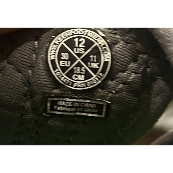 KEEN Shoes Boys Size 12 Blue Green Gray Adjustable Washable Closed Toe Sandals - Picture 2 of 11